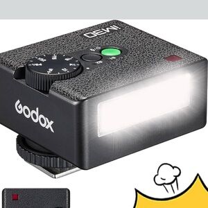 Black Camera Flash Godox